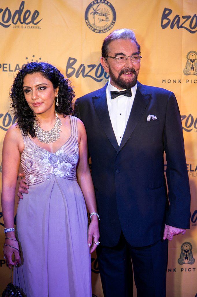 Bollywood actor Kebir Bedi & wife